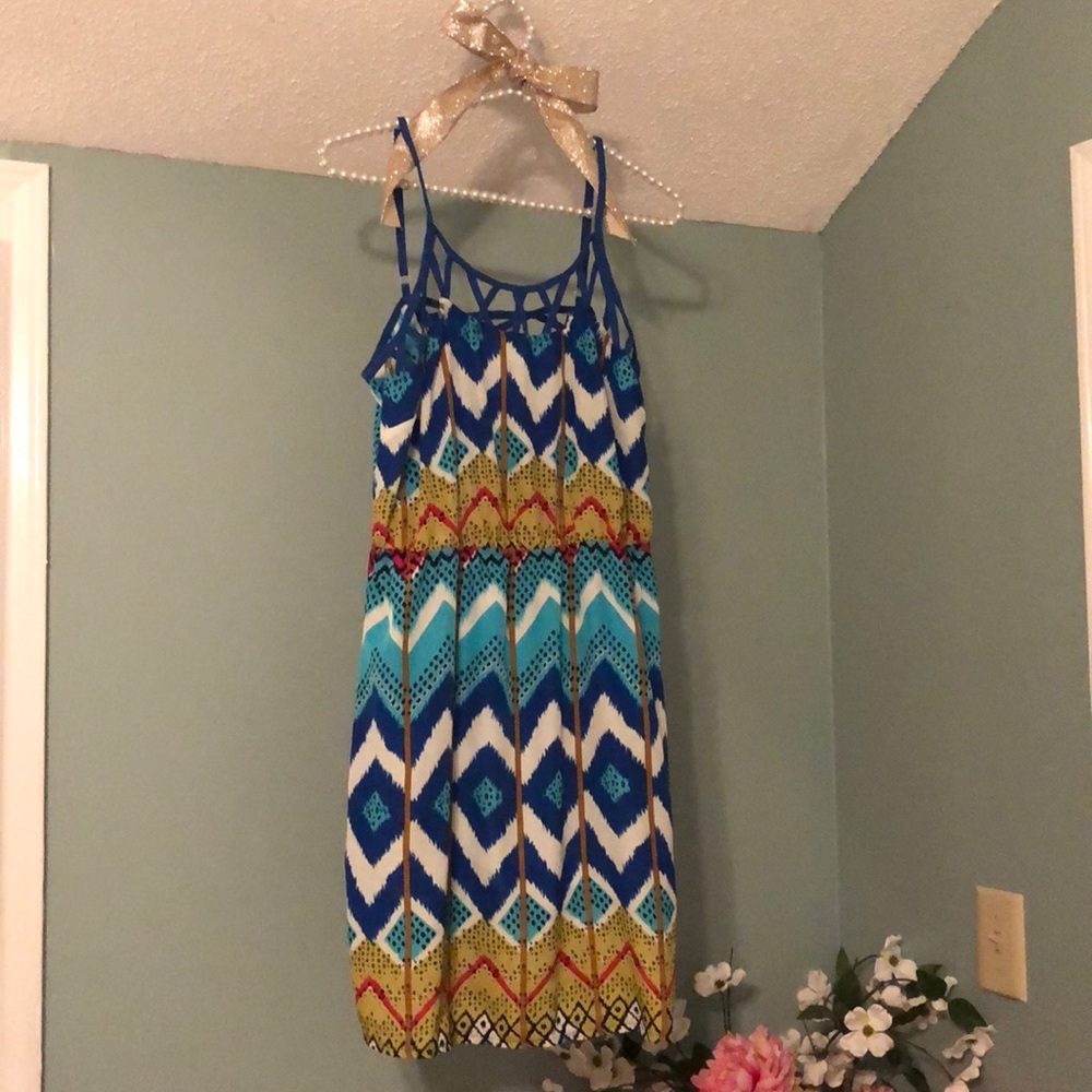 Aztec Pattern Dress